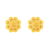 22k Yellow Gold Filigree Medium Earrings with gold weight of 5.89g